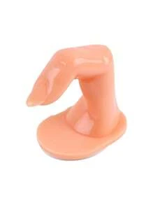 Juego de 10 piezas de dedos de manicura de práctica con uñas postizas para entrenamiento, para arte de uñas acrílicas y de gel, decoración de exhibición de manos para principiantes de arte de uñas y artistas de salón