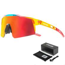 KAPVOE Polarized Fishing Glasses Kids Cycling Glasses Boys Girls Sports Glasses Children MTB Mountain Road Bike Outdoor Sports Tr90 Frame Glasses Camping, Running And Surfing Glasses - 07 - 查看 1