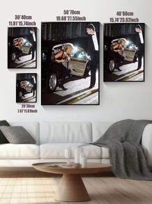 1PC Photographic Prints, Canvas Print Posters, Vintage Prints, Vintage Posters, Vintage Wall Art, Photography Art Decoration, Bedroom Living Room Office Home Decoration, Wall Decoration, No Frame - Multicolor - View 5