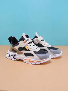 Kids' Fashion Outdoor Sports Running Shoes, Breathable Leather Surface, For Boys - Multicolor - View 4