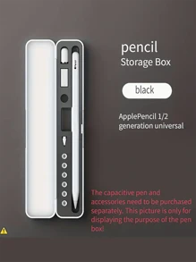 Apple Pencil Storage Case, Compatible With Apple Pencil 1st/2nd Gen, Capacitive Stylus Tip Adapter Accessories Holder, Fashionable And Protective, Compact And Portable Compatible With Ipad Tablets, (Pencil And Accessories Not Included) Gifts For Mother, Family, Friends, Birthday, Holiday Pen Accessories