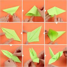Set de 200 de bucăți de hârtie lucrată manual, 10 culori, excelent pentru origami, arte și meșteșuguri, rechizite de birou, albume, cusut, instrumente de fabricare a hârtiei - material de hârtie de înaltă calitate