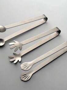 1 件不锈钢厨房烹饪食物钳，多功能器具，适用于肉类、沙拉、面包、烧烤 - 彩色 - 查看 2