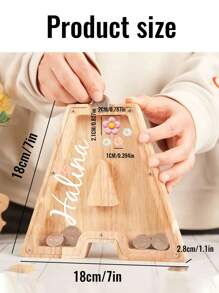 Pușculiță personalizată pentru copii, pușculiță cu nume personalizată, pușculiță cu inițiale personalizate, A~Z, cadouri de ziua de naștere personalizabile, pușculiță transparentă pentru economii, decor pentru camera copiilor, nume personalizat, pușculiță pentru fete, cadou pentru copii, cadou pentru baby shower, cadou de Ziua Mamei, cadou de Paște, sufragerie, dormitor, decorațiune, băiat, fată, copil, elev, cadou pentru mamă pentru întoarcerea la școală