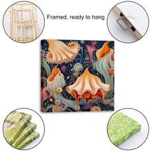 1 Piece Home Decor Wall Framed Canvas Sea Slug Pattern Home Decor Framed Canvas Wall Art Paintings For Living Room - Canvas Framed Print Wall Artworks Bedroom Decoration Office Wall Decor