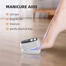 Mini UV LED Nail Lamp With Nail Fungus Cleaning Laser Device For Home Use, Professional Nail Dryer Gel Polish Light, LCD Display