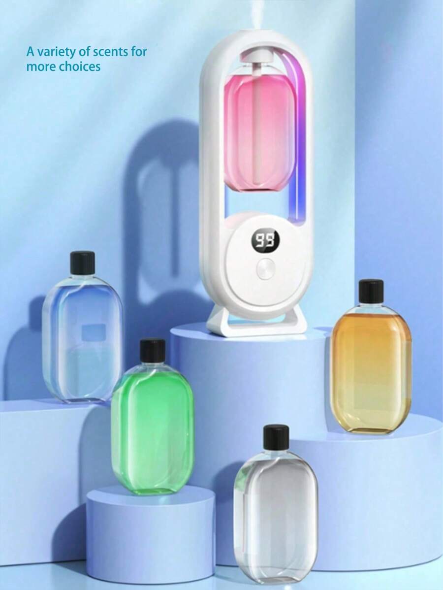 智能自动香薰机精油套装定时自动喷雾香薰机数显持久除臭适用于卧室卫生间空气清新剂扩散器