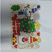 23.62*15.74inches Christmas Silk Hoop Mat For Household Entrance Door Rubbing Soil Mat - White - View 2