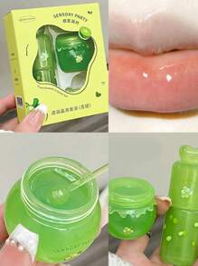 补水水晶保湿唇膜保湿淡化唇纹补水日夜睡眠唇油唇部护理 - 彩色 - 查看 13