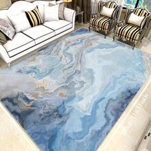 Local Rug, Luxurious Marble Pattern Rug With Backing, Machine Washable Rug, Dot-Plastic Backed, Room Rug, Bedroom, Home Office, Kids' Room, Playroom, Kitchen, Dining Room Mother's Day Home Bathroom Decor - Multicolor - View 25