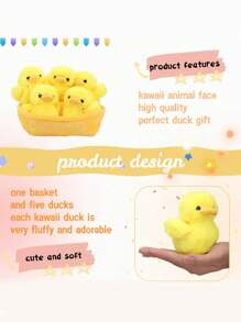 20 厘米/7.87 英寸 Kawaii A Basket 毛绒玩具系列带篮子水豚、猫、草莓、兔子、恐龙和墨西哥钝口螈毛绒动物玩具，适合儿童生日派对家居女孩房间装饰感恩节的完美礼物 - 彩色 - 查看 16