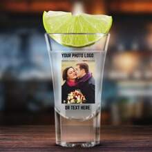Custom Photo Shot Glass, Custom Shot Glasses, Photo Customizable Shot Glass, 2 Oz Personalized Shot Glass - Multicolor - View 4