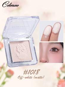 COLORROSE Single Color Face Powder 3g Highlighter, Matte Highlighter Palette, Brighten Middle Of Fcae & Eye Corners, Natural Expansion Highlight, Makeup Illuminator, Light, Smooth, Facial Beauty Cosmetic Makeup - CR1018 - View 1