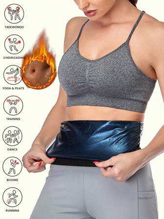 1 件，出汗腹部控制带，运动、瑜伽、健身、桑拿腰部支撑带