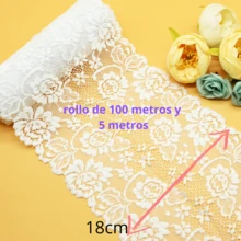 7004 High Quality Lace – Elegance And Sophistication For Your Projects" Made Of 90% Nylon 10% Elastane