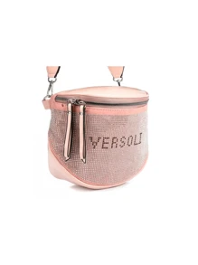 1 件耀眼闪亮时尚风格女士包，多功能单肩包收纳休闲包手提包，适合旅行、学生、购物、休闲、度假 - 粉色 - 查看 3