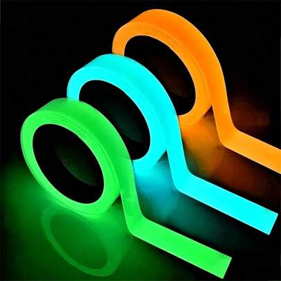 Leuchtband, leuchtet lange nach, fluoreszierendes Band, Leuchttape für Halloween, Nachtdekoration, Outdoor-Sport und Markierungen, Schulbedarf, Schulbeginn