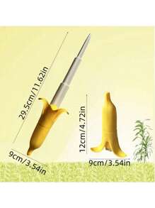 1 Stück, einziehbares Bananenschwert Requisit, große Bananen-Frucht-Schwerter - trickreiches Requisit für einziehbar, Geburtstag, Feiertage, Internet-Mode, beliebte Geschenke, kreative einziehbare Plastikformen