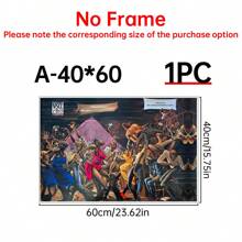 1pc Modern Jazz-Inspired Canvas Art - Vibrant African American Dance Scene, Unframed Wall Decor For Living Room, Bedroom, Office & More - Perfect For Celebrating Black Culture & Music, Musicthemed Decor|Abstract Canvas Art|Historical Artwork Gifts Birthday Graduation