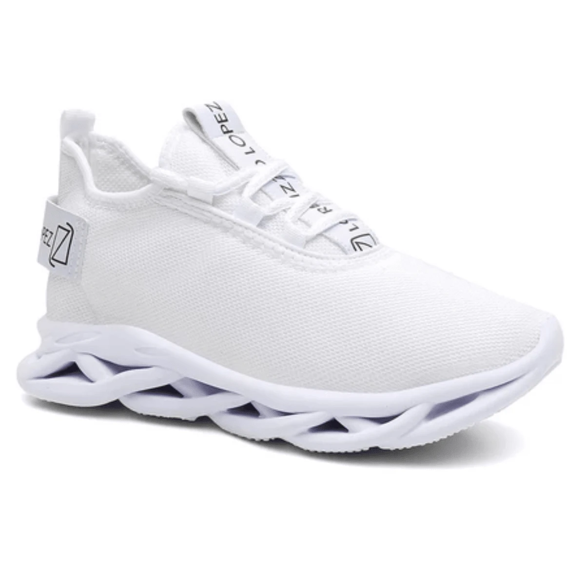 Men's Tennis Shoes For Gym, Sport, Running, Walking And Crossfit - Ultra Lightweight And Comfortable - trắng - Xem 1