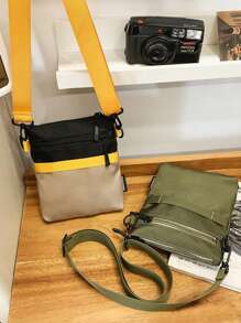 New Crossbody Phone Bag For Men, Commute & Outdoor Casual, Unisex Backpack - Multicolor - View 2