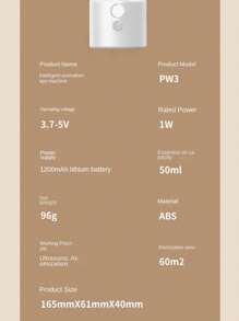 1pc Aroma Diffuser With 1 Bottle Essential Oil, Aromatherapy Diffuser That Can Be Used On Desk Or Wall, Suitable For Bathroom, Bedroom, Living Room - PW6+1 Bottle Of Aromatherapy Liquid - View 10