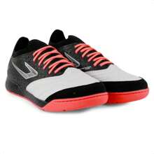 Chuteira Futsal Topper Dominator Fuse Unissex - PRETO / CORAL - Visão 5