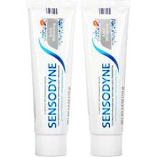 Pasta de dientes blanqueadora para dientes sensibles Sensodyne Extra Whitening - Paquete de 2 unidades de 4 onzas - Multicolor - Ver 1