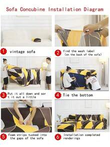 1pc All-Season Stretchable Solid Color Sofa Cover Set With 1pc Pillow Cover (Pillow Insert Not Included), Modern Minimalist Style Fit For Single/Double/Triple Seat Sofa, Home Decor High Elasticity Sofa Protector