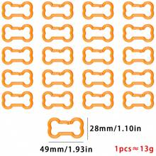 3pcs Bone-Shaped Carabiner Key Chains, Suitable For DIY Jewelry, Outdoor & Daily Use - Bone Paint Buckle - View 18