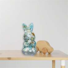 Easter Bunny Ornament, Standing Crystal Rabbit Art Craft Home Decor For Children Room - Green - View 3