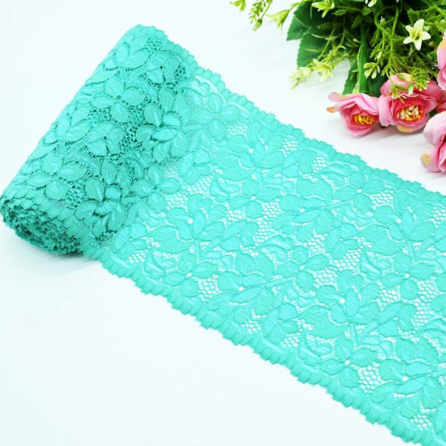 VEN003 "Elegant Lace: Delicacy That Transforms Your Creation" - Mint Green - View 1