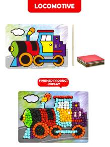 Set de manualidades DIY, pegatinas de arte botánico, pegatinas de mosaico autoadhesivas, manualidades sencillas, juguetes para niños, manualidades de papel.