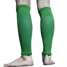 1 paio di parastinchi traspiranti, protezione per le ginocchia, manicotti per le gambe per sport, maniche protettive da esterno per il calcio