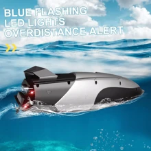 2025 Gray Remote Control Boat 20+ MPH 2.4GHz Racing Boats RC Boat 1~2 Batteries Children's Gifts, Birthday Gifts, Holiday Gifts - Multicolor - View 5