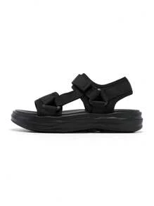 Kids Minimalist Slip-On Sandals, Breathable Non-Slip Durable Flat Beach Shoes, School Style, Summer
