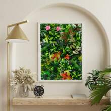 CTSZOOM Disponible en 23 estilos, paneles de pared de césped artificial, múltiples estilos con césped, follaje floral artificial, césped artificial, alfombras de césped artificial, decoración de pared exterior, decoración de boda, decoración navideña, follaje artificial, césped artificial, 100 bridas, pared de plantas, decoración de pared verde de 10x10 pulgadas