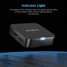 WUDUNG TX1 Android 10.0 Set Top TV BOX Allwinner H313 Quad Core 4K Mini 2GB 16GB Smart TVBox Media Player - Black - View 3
