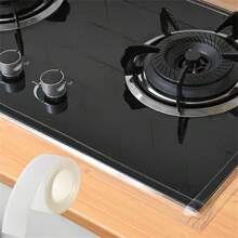 防霉透明硅胶密封条,用于厨房和浴室缝隙的防水 PVC 填缝胶带,台面密封条,适用于炉灶、水槽和马桶,易于使用和修剪,适用于万圣节/圣诞节装饰 - 彩色 - 查看 4