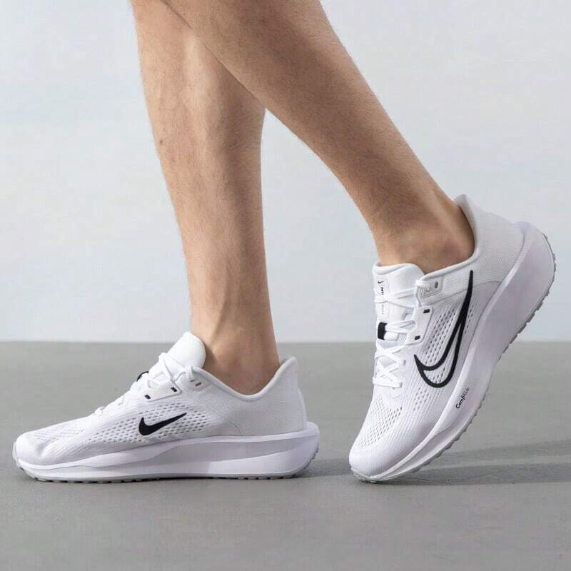 Giày chạy bộ Nike Quest 6 cổ thấp, nhẹ, êm ái, thoáng khí, thoải mái FD6033-100 dành cho nam - trắng - Xem 1