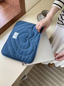 INS 时尚笔记本电脑内胆包，适用于 MacBook 13/14 英寸、15/15.6 英寸、单肩笔记本电脑手提包