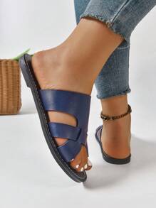 Women's Handmade Soft And Comfy Fashion Slip-On Sandals, Soft Sole Non-Slip Wear-Resistant Open Toe House Slippers