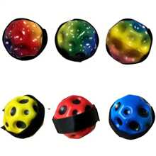 1 pieza Mini pelota de ejercicio con muñequera, pelota de ejercicio elástica de agarre cómodo, de poliéster termoplástico duradero, con patrón de espacio y luna, adecuada para actividades recreativas al aire libre y entrenamiento - sin alimentación, sin electricidad requerida