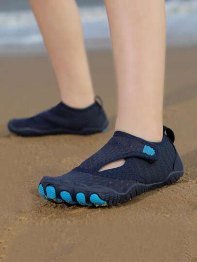 Kids' Wading Shoes, Children's Water Shoes, Multi-Color Options, Breathable Fabric Mesh Upper, Non-Slip Soft Bottom, Outdoor Water Activity Shoes, Boys