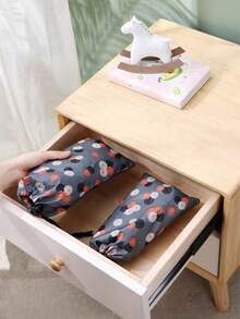 1 件便携式可折叠洗脸盆，隔热防漏储物袋，适用于洗脸、洗衣、旅行