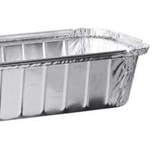 3 Lb 25 Pack Disposable Loaf Pans Aluminum Tin Foil Meal Prep Bakeware - Cookware Perfect For Baking Cakes, Bread, Meatloaf, Lasagna 3 Pound 11'' X 5'' X 2.75'' - 銀色 - 查看 1