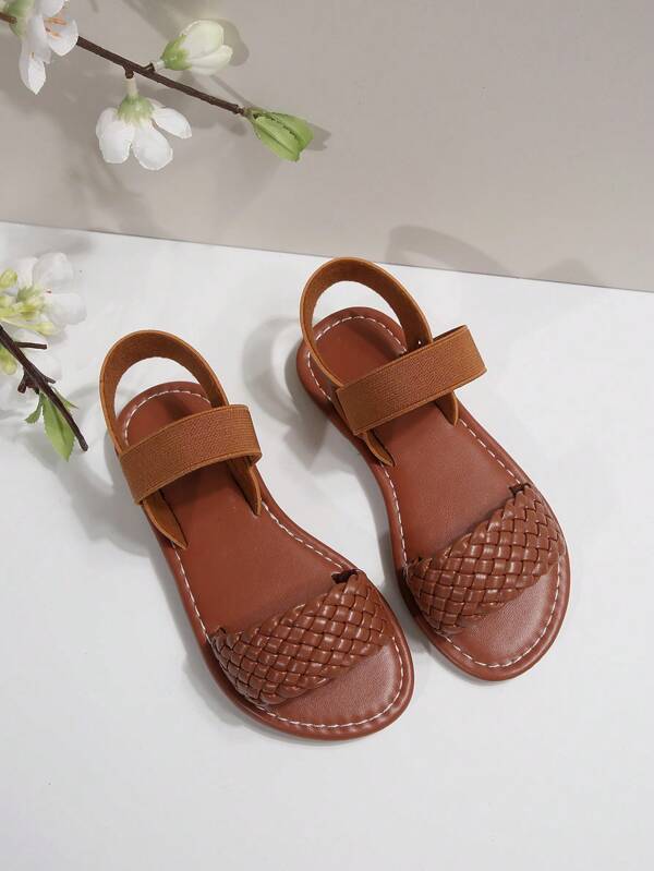 Nuovi sandali piatti da adolescente, sandali con lacci a fiocco, sandali neri per spiaggia e viaggio