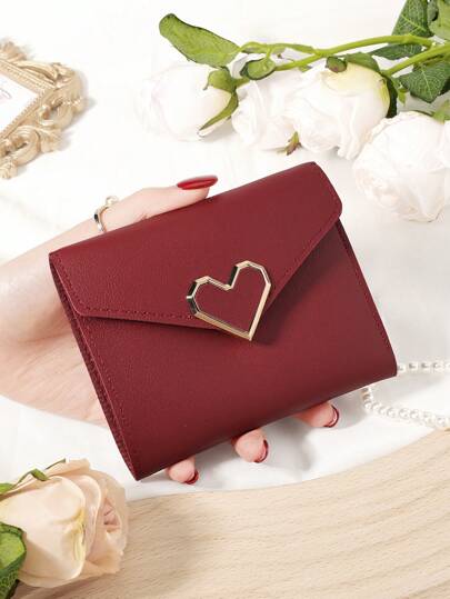 Burgundy Bag Charry Red Bag Wine Red Bag, Stylish Burgundy Purse For Women, 3-Fold Wallet With Multi-Card Slots, Bank Card Holder, Credit Card Organizer, Portable Card Case, Coin Pocket, Photo Window, Premium Leather, Love Hardware, Perfect Travel Bag And Gift Bags For Girlfriend, Mom, Teacher, Valentine, Travel Essentials, Work, Shopping, Back-To-School Supplies, Fashionable Wallet For Women And Card Holder