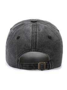 1pc Unisex Contrast Color Letter Embroidered Baseball Cap, Retro Versatile Snapback Hat Suitable For Outdoor Activities & Daily Wear - Multicolor - View 9