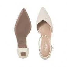 Stessy Shoes Women Heeled Sandals - Beige - View 4